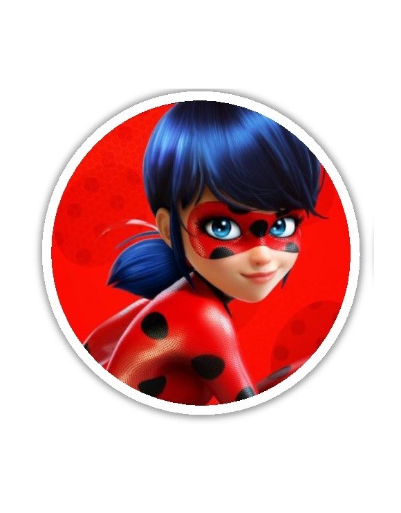 Papel Ladybug 1 tarta 18 cm