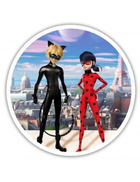 Papel Ladybug 2 tarta 18 cm