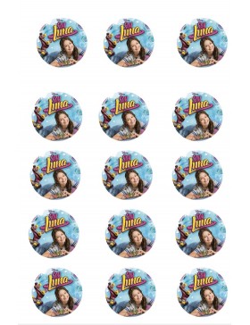 Papel Soy Luna galletas 5 cm