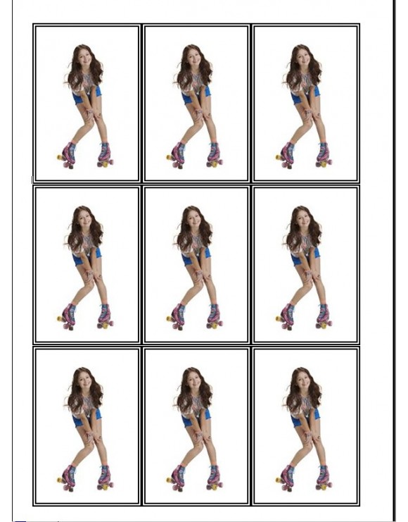 Papel Soy Luna galletas rectangulares 