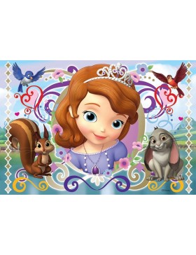 Papel tarta princesa Sofia rectangular 3