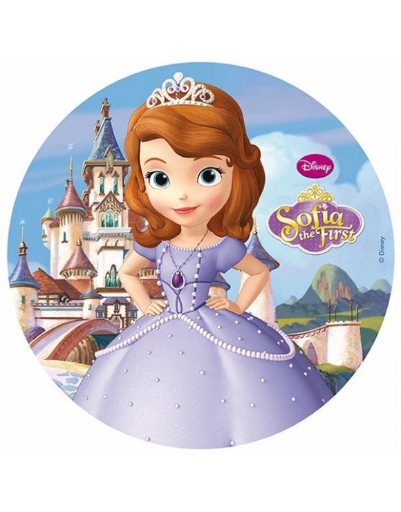 Papelr princesa Sofia tarta 19,5 cm