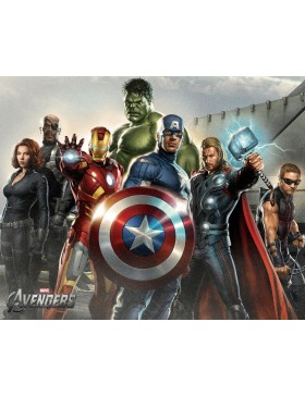 Papel tarta Los Vengadores 1