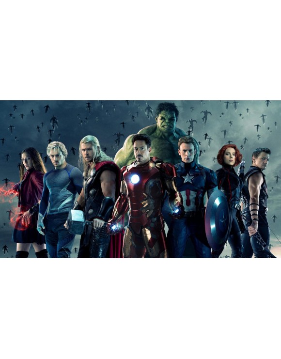 Papel tarta Los Vengadores 2