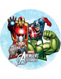 Papel tarta Los Vengadores 3 19 cm
