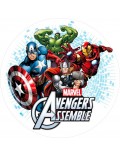 Papel tarta Los Vengadores 4 20 cm