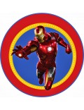 Papel tarta Iron Man 20 cm