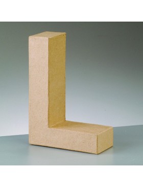 Letra P Cartón Craft 17,5x5,5 cm
