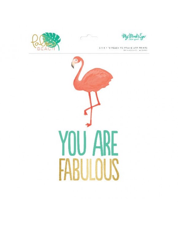 Láminas para enmarcar Flamencos 45*25 cm