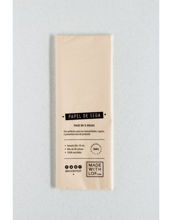 Papel de seda champán