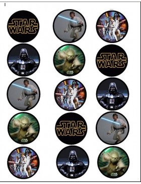 Papel de azúcar Star Wars 3