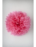 Pompón 28 cm de papel de seda rosa salmón
