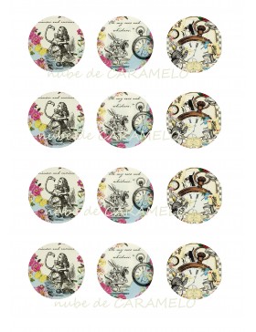 Papel de azúcar Alicia 2