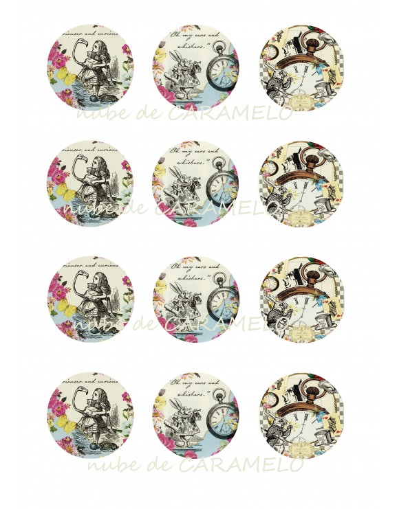 Papel de azúcar Alicia 2