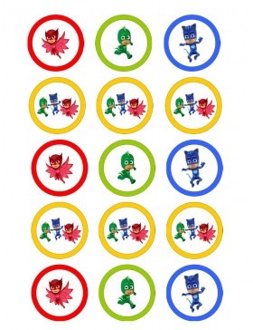 Papel de azucar PjMasks