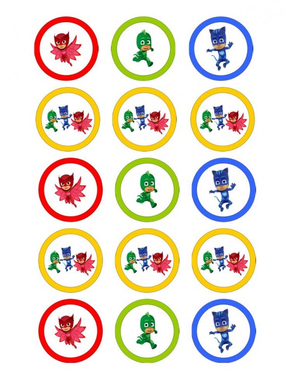 Papel de azucar PjMasks