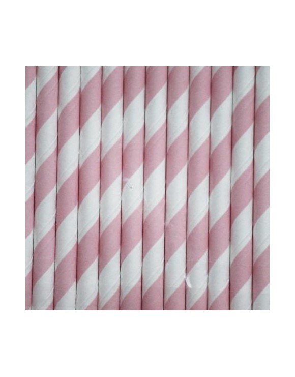 Pajitas de papel azul (30)