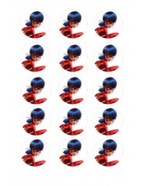 Papel Ladybug 5 cm 2