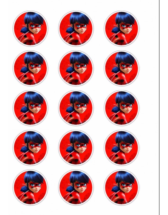 Papel Ladybug 5 cm 3