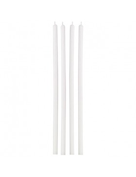 Velas extralargas Wilton color blanco