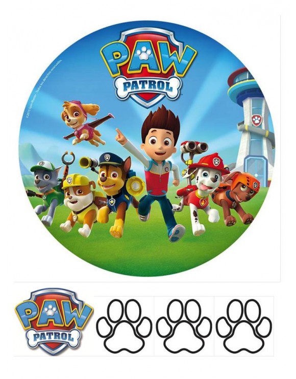 Papel de azúcar patrulla Canina 4