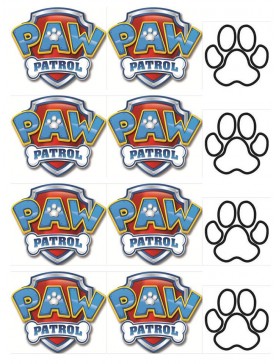 Papel de azúcar patrulla Canina 6