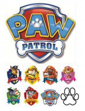 Papel de azúcar patrulla Canina 7