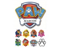 Papel de azúcar patrulla Canina 7
