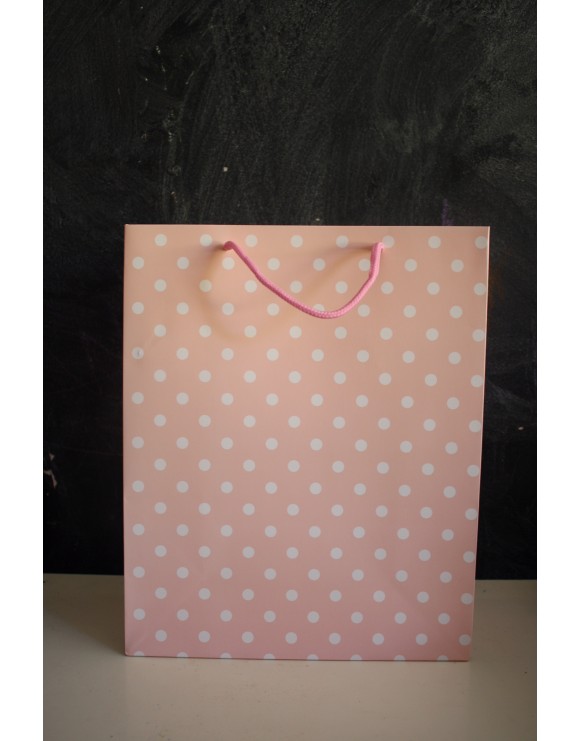 BOLSA PAPEL ASA ALGODÓN 16X8X14 CM KRAFT MARRÓN 