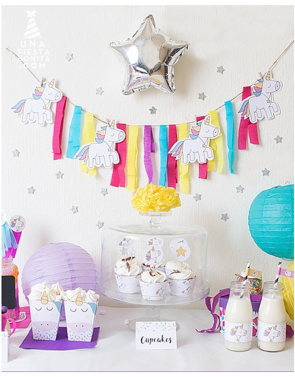 Imprimible Fiesta Unicornio 1