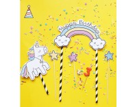 Topper para tarta unicornio 1