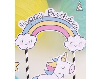Topper para tarta unicornio 1