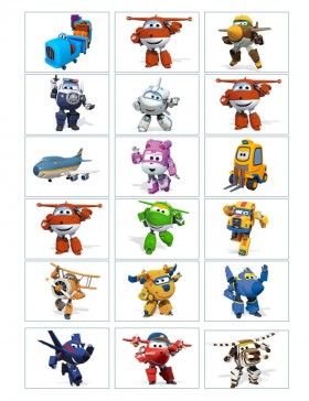 Papel tarta superwings 10