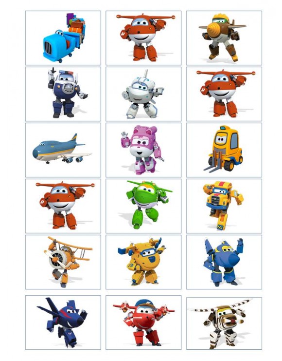 Papel tarta superwings 9