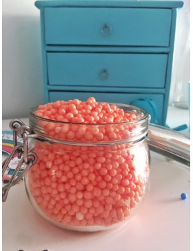 Bolitas de porex color salmón 1 Kg