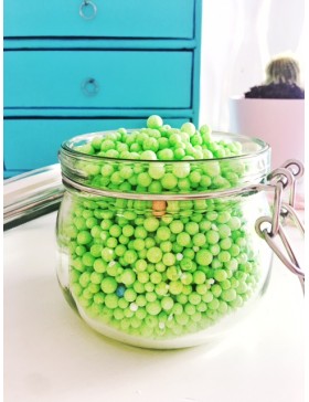 Bolitas de porex color verde1 Kg