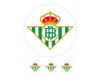 Papel de azúcar escudo Betis