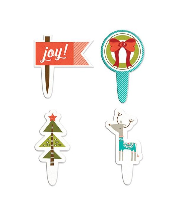 Toppers para tarta flores