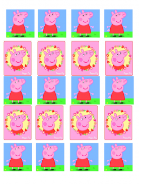 Papel de azucar Peppa Pig 5