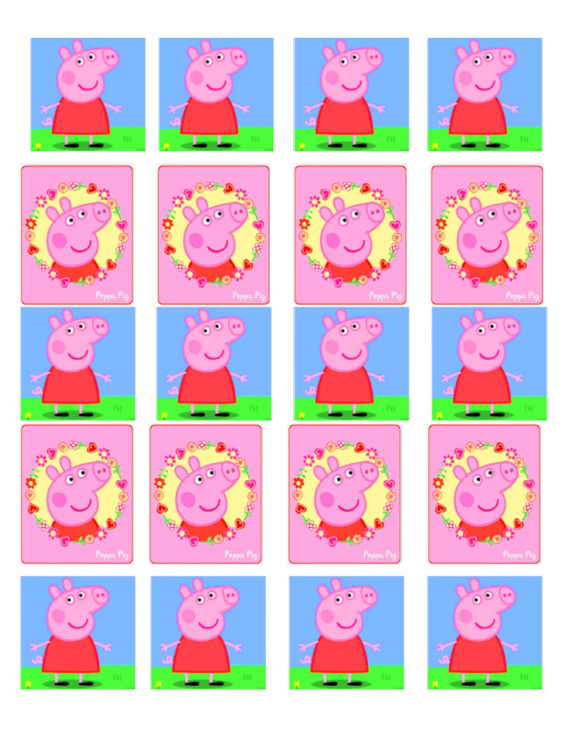 Papel de azucar Peppa Pig 5