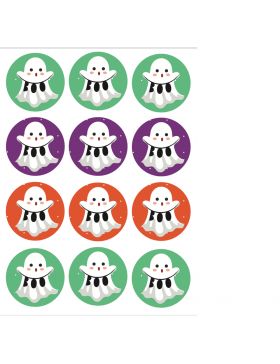 Papel de azúcar Halloween 9