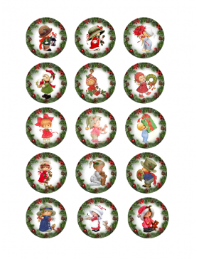 Papel de azúcar Navidad 11