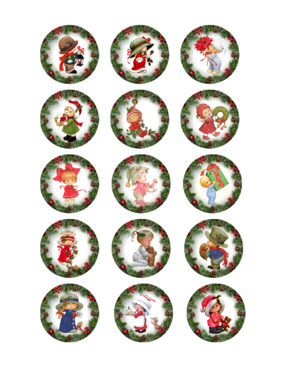 Papel de azúcar Navidad 11