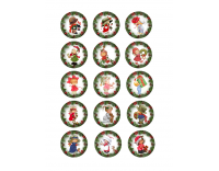 Papel de azúcar Navidad 11