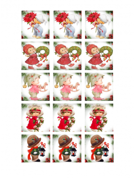 Papel de azúcar Navidad 16