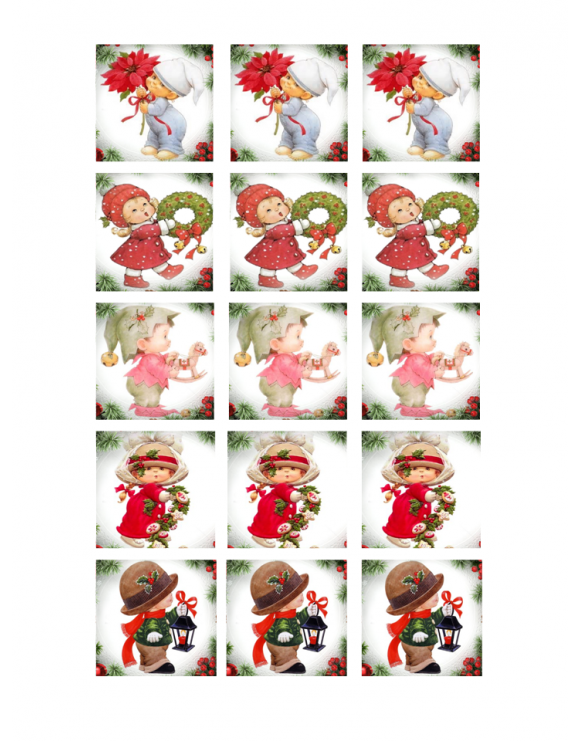 Papel de azúcar Navidad 15