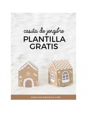 Imprimible Casita de Navidad