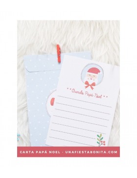 Imprimible carta a Papa Noel