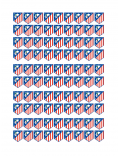 Papel de azúcar Atlético de Madrid minioreos