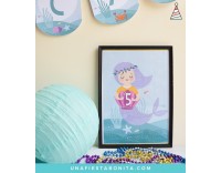 Imprimible Fiesta sirena